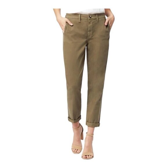 Sam Edelman Womens Morrison Trousers~Size 8/29~Olive Green Classic Ankle L8 05 - Picture 1 of 6